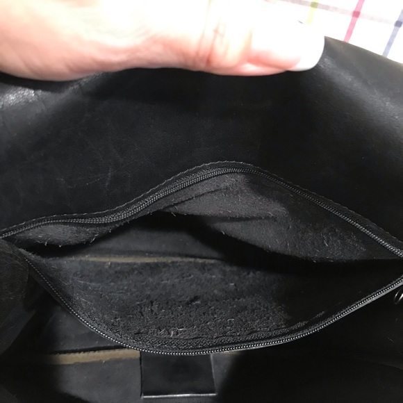 Auth~ COACH ~ Vintage Legacy Messenger Flap Bag # 6147 GUC! Black - Picture 10 of 12